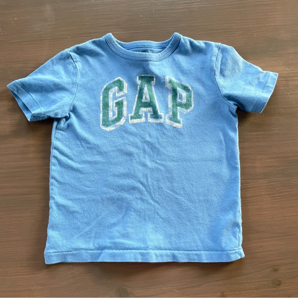 babyGap Kids Blue Logo Short Sleeve T-Shirt - Size 2T